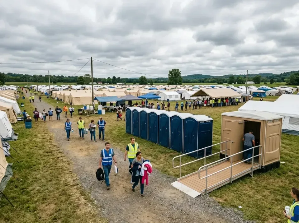 disaster-relief-camp-restrooms-010 — frequently asked questions, Dumpster & Portable Bathrooms Rental in Lake Meade, PA